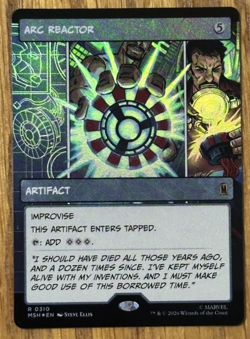 MTG Marvel Super Heroes, Arc Reactor - Borderless Foil - Image 1