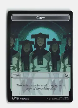Copy (0002) // Soldier (0011) Double-Sided Token 2 // 11 Foil Avatar MTG NM - Image 1