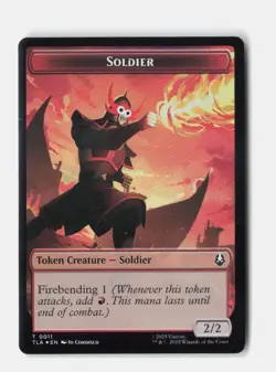Copy (0002) // Soldier (0011) Double-Sided Token 2 // 11 Foil Avatar MTG NM - Image 2