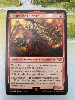 1x Kharn the Betrayer - NM - Warhammer 40k - MTG - Image 1