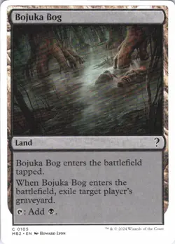 MTG Bojuka Bog (White Border) (105) | NM | Mystery Booster 2 (MB2) - Image 1