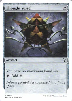 MTG Thought Vessel (White Border) (100) | NM | Mystery Booster 2 (MB2) - Image 1
