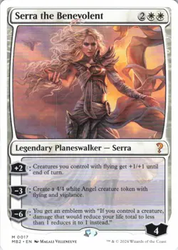 MTG Serra the Benevolent (White Border) (17) | NM | Mystery Booster 2 (MB2) - Image 1