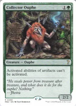 MTG Collector Ouphe (White Border) (66) | NM | Mystery Booster 2 (MB2) - Image 1