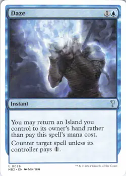 MTG Daze (White Border) (26) | NM | Mystery Booster 2 (MB2) - Image 1