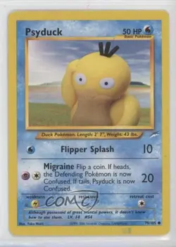 Psyduck Pokemon Neo Destiny #79 2002 READ - Image 1