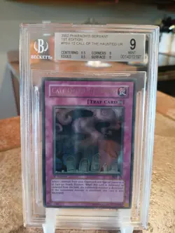 Yugioh Call Of The Haunted Psv 1st BGS 9 Pharoahs Servant (Some Case Scuffing) - Image 1
