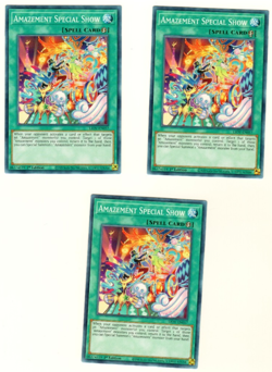 Set Of 3 Amazement Special Show Lightning Overdrive 1st Edition Yugioh - Image 3