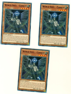 Set Of 3 World Soul Carbon LIOV-EN028 Lightning Overdrive 1st Edition Yugioh - Image 1