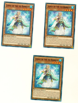 Set Of 3 Judge Of The Ice Barrier Lightning Overdrive 1st Edition Yugioh - Image 1