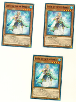 Set Of 3 Judge Of The Ice Barrier Lightning Overdrive 1st Edition Yugioh - Image 3
