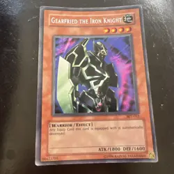 Yugioh Gearfried the Iron Knight BPT-012 Secret Rare LP - Image 1