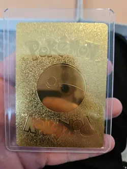 Charmander, Charmeleon, Charizard GX Gold Foil Vinyl Art Collector Card 1/1 - Image 2