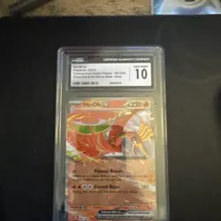 Ho-Oh ex 7/34 2023 Pokemon TCG Charizard Deck Holo CGC 9 Trading Card Classic - Image 1