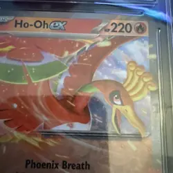Ho-Oh ex 7/34 2023 Pokemon TCG Charizard Deck Holo CGC 9 Trading Card Classic - Image 5
