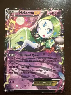 Meloetta EX - RC11/RC25 - Pokemon Legendary Treasures Radiant Collection Card MP - Image 1