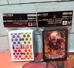 One Piece Card Game Sleeves Set King & Devil Fruit 70pcs Each New Japan - Image 1