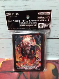 One Piece Card Game Sleeves Set King & Devil Fruit 70pcs Each New Japan - Image 2