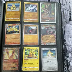 171 Pokemon Card Lot - Holo Rare + More Binder Mewtwo Generations Flareon ex - Image 1