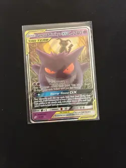 Pokemon TCG Gengar & Mimikyu GX Team Up Holo Ultra Rare Card 53/181 - Image 1
