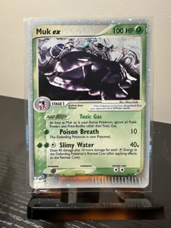 Pokemon Muk EX Dragon Rare Holo Foil Card 96/97 TCG - Image 1