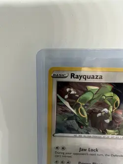 Rayquaza SWSH029 Holo Black Star Promo Card Near Mint Condition - Image 5