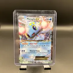 Manaphy EX 32/122 Ultra Rare XY - BREAKpoint Pokemon Card - LP - Image 1