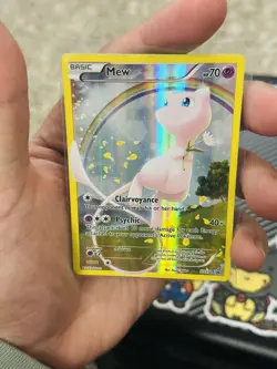 Pokemon Mew TCG XY110 Holo Black Star Promo Card - Image 1
