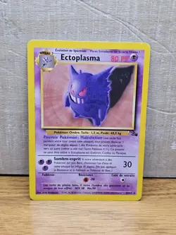 Ectoplasma 20/62 Fossil Rare French Gengar Non-Holo Pokemon Card TCG - Image 1