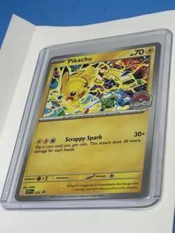 Pikachu -SVP EN 225 - Promo 2025 World Championships Pokemon Card Worlds - Image 3