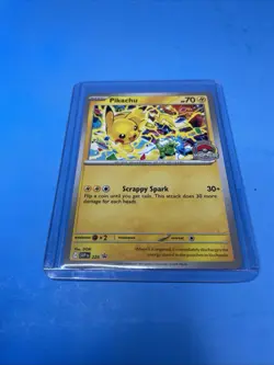 Pikachu -SVP EN 225 - Promo 2025 World Championships Pokemon Card Worlds - Image 4