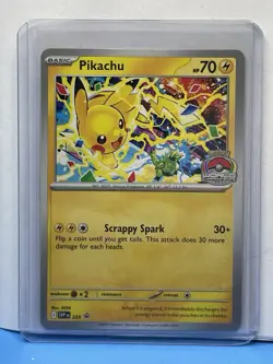 Pikachu -SVP EN 225 - Promo 2025 World Championships Pokemon Card Worlds - Image 5