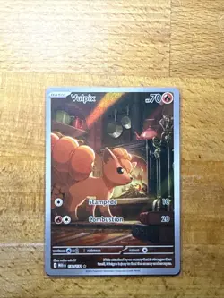 Pokemon Vulpix 138/132 Illustration Rare Holo Mega Evolutions NM - Image 1