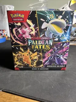 Pokemon TCG Scarlet & Violet Paldean Fates Booster Bundle, 6-Pack, New Sealed - Image 1