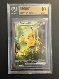 BGS Pristine 10 Pikachu EX 276/217 SIR Ascended Heroes Mega Evolution Pokemon - Image 2