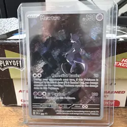 Pokemon TCG Mewtwo 052 SVP Black Star Promo Holo ENG 130HP 2023 - Image 1