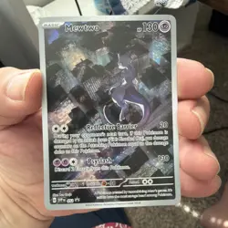 Pokemon TCG Mewtwo 052 SVP Black Star Promo Holo ENG 130HP 2023 - Image 3