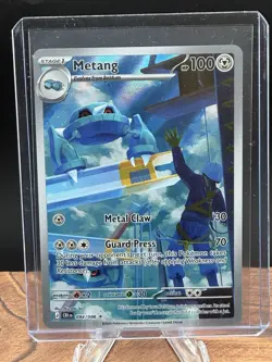 Pokemon Chaos Rising Metang 094/086 Illustration Rare NM - Image 1