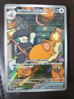 Pokemon TCG Team Rockets Raticate 202/182 Destined Rivals (NM) - Image 1