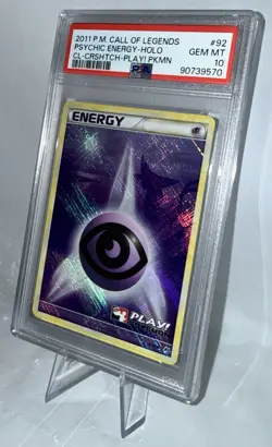 2011 Pokemon Psychic Energy #92 PSA 10 Call of Legends Crosshatch - Image 4