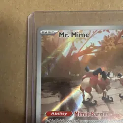 Pokemon TCG SV 151 Mr. Mime 179/165 Illustration Rare Full Art Holo - Image 5