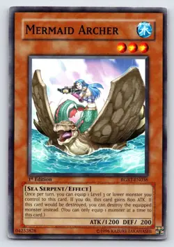 Yu-Gi-Oh! TCG Mermaid Archer 1st Edition RGBT-EN036 - Image 1