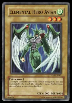 Elemental Hero Avian YSD-EN007 Starter Deck 2006 Yu-Gi-Oh NM - Image 1