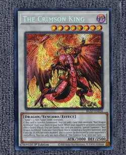 BLZD-EN036 The Crimson King - Secret Rare 1st Ed YuGiOh - NM - Image 1