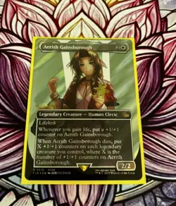 MTG Final Fantasy AERITH GAINSBOROUGH [Character Surge Foil] #519 - Image 1