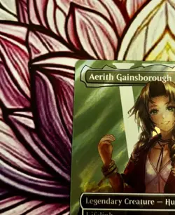 MTG Final Fantasy AERITH GAINSBOROUGH [Character Surge Foil] #519 - Image 2