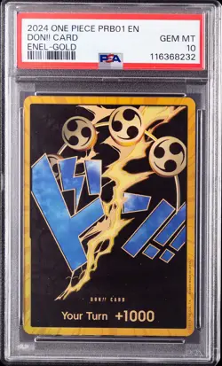 2024 ONE PIECE PRB01-PREMIUM BOOSTER -ONE PIECE CARD THE BEST- DON!! CARD PSA 10 - Image 1