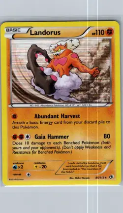 Landorus 85/113 Holo Legendary Treasures - Pokemon Card - NM - Image 1