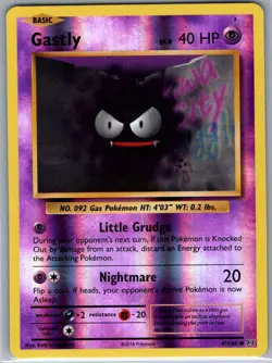 Gastly 47/108 Reverse Holo XY - Evolutions - Pokemon Card - NM - Image 1