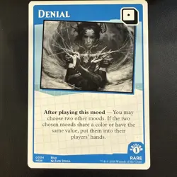 MTG Secret Lair Mood Swings - Denial - Rare - Card # 0034 - Image 1